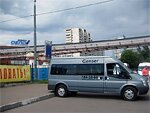 Бесплатный автобус Genser в пункт аренды автомобилей АрендаАвто-крр на ул.Добролюбова