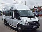 Бесплатный автобус Genser в пункт аренды автомобилей АрендаАвто-крр на Новорязанском шоссе